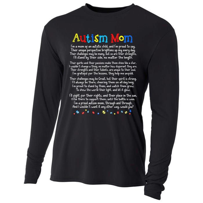 Autism Be Kind Autism Awareness For Autism Mom Cooling Performance Long Sleeve Crew