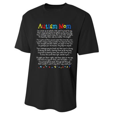 Autism Be Kind Autism Awareness For Autism Mom Performance Sprint T-Shirt