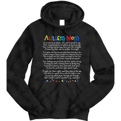 Autism Be Kind Autism Awareness For Autism Mom Tie Dye Hoodie