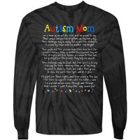 Autism Be Kind Autism Awareness For Autism Mom Tie-Dye Long Sleeve Shirt