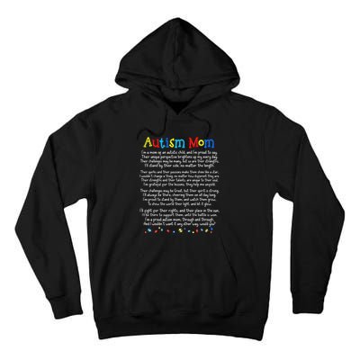 Autism Be Kind Autism Awareness For Autism Mom Tall Hoodie