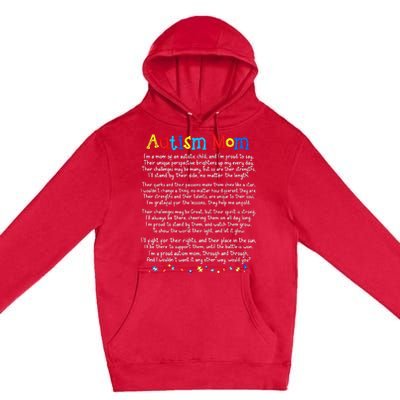 Autism Be Kind Autism Awareness For Autism Mom Premium Pullover Hoodie