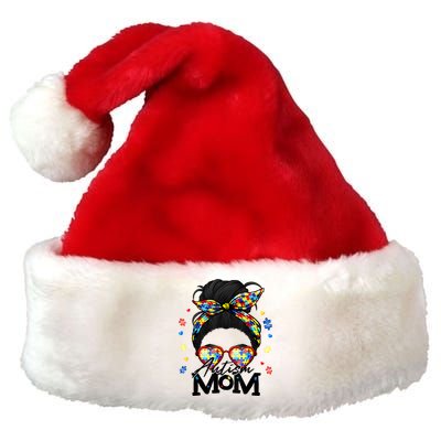 Autism Be Kind Autism Awareness For Autism Mom Premium Christmas Santa Hat