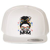 Autism Be Kind Autism Awareness For Autism Mom Wool Snapback Cap