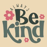 Always Be Kind Kindness Inspirational Drawstring Bag