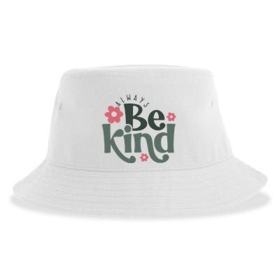 Always Be Kind Kindness Inspirational Sustainable Bucket Hat