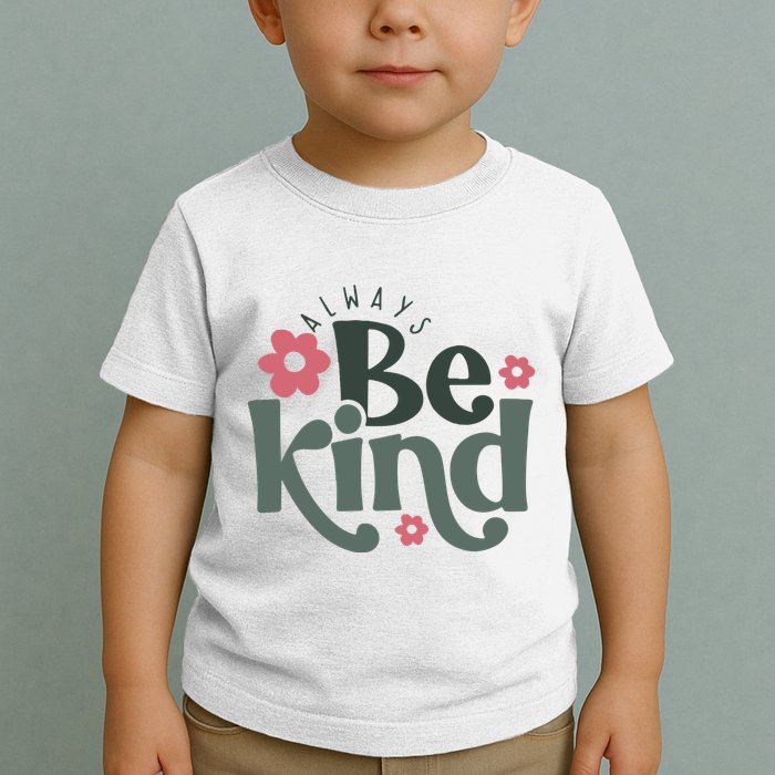 Always Be Kind Kindness Inspirational Toddler T-Shirt