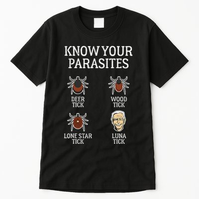 Anti Biden Know Your Parasites Lunatic Impeach Joe Biden Tall T-Shirt