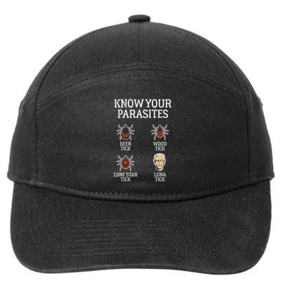 Anti Biden Know Your Parasites Lunatic Impeach Joe Biden 7-Panel Snapback Hat