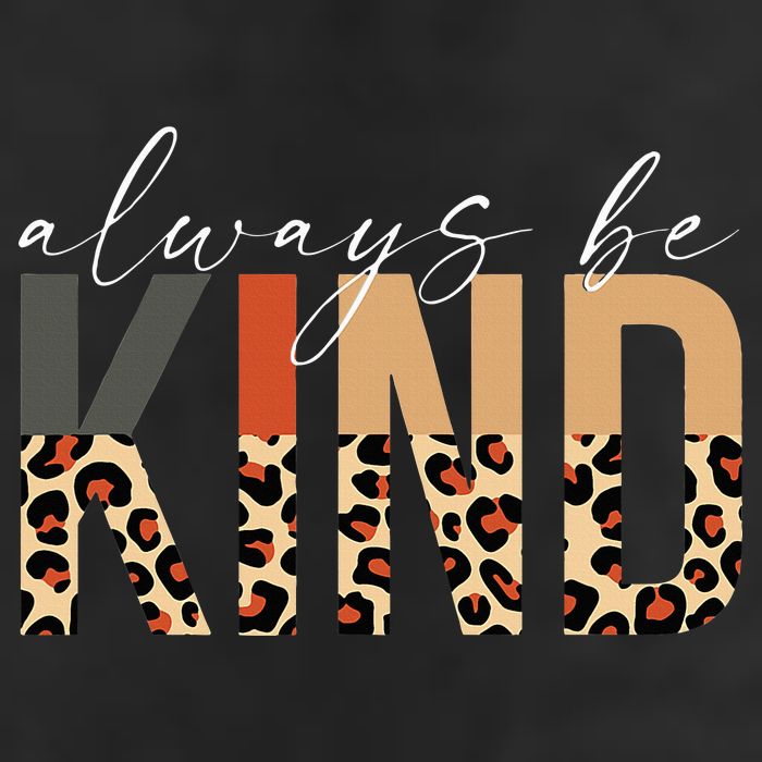Always Be Kind Leopard Positive Kindness People Quote Adult Drive Performance Visor