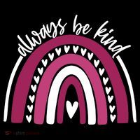 Always Be Kind Inspirational Rainbow City Backpack