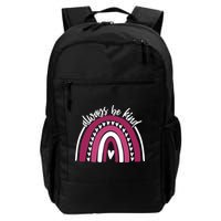 Always Be Kind Inspirational Rainbow Backpack