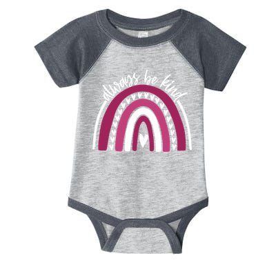 Always Be Kind Inspirational Rainbow Infant Baby Jersey Bodysuit