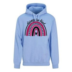 Always Be Kind Inspirational Rainbow Unisex Surf Hoodie