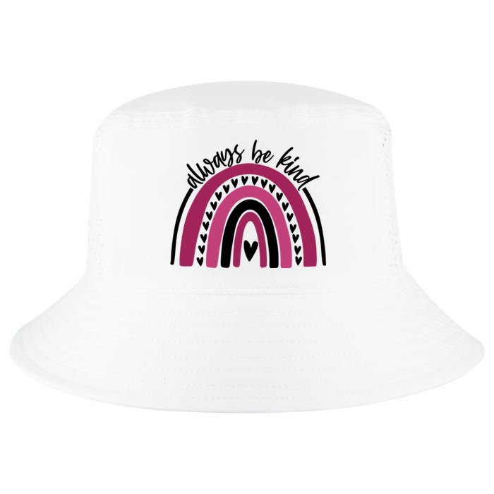 Always Be Kind Inspirational Rainbow Cool Comfort Performance Bucket Hat