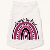 Always Be Kind Inspirational Rainbow Doggie Tank