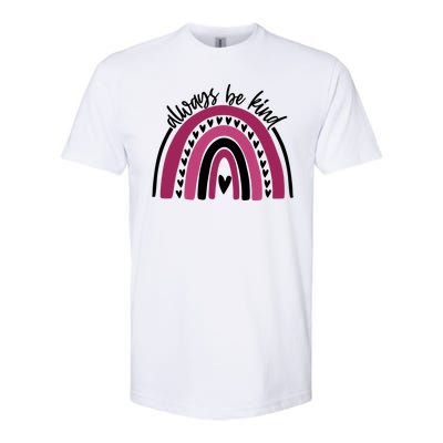 Always Be Kind Inspirational Rainbow Softstyle® CVC T-Shirt