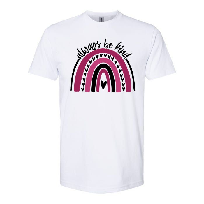 Always Be Kind Inspirational Rainbow Softstyle® CVC T-Shirt