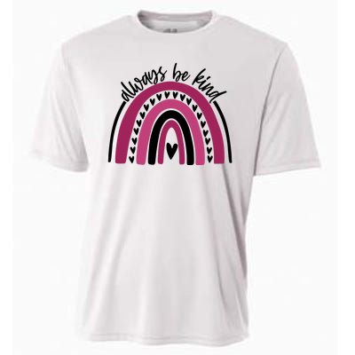 Always Be Kind Inspirational Rainbow Cooling Performance Crew T-Shirt