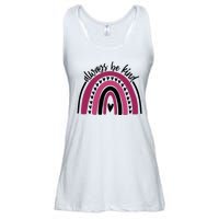 Always Be Kind Inspirational Rainbow Ladies Essential Flowy Tank