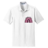 Always Be Kind Inspirational Rainbow Dry Zone Grid Polo