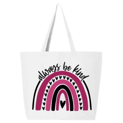 Always Be Kind Inspirational Rainbow 25L Jumbo Tote