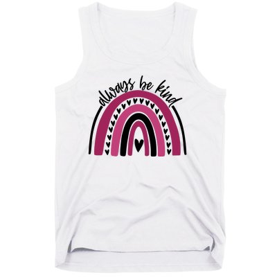 Always Be Kind Inspirational Rainbow Tank Top