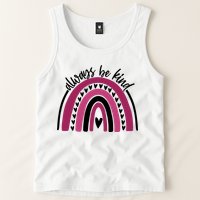 Always Be Kind Inspirational Rainbow Tank Top