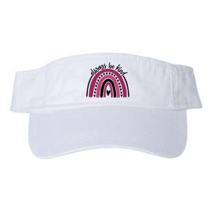 Always Be Kind Inspirational Rainbow Valucap Bio-Washed Visor