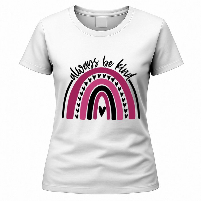 Always Be Kind Inspirational Rainbow Women's T-Shirt