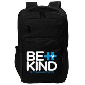 Autism Be Kind Women Be Kind Autism Awareness Impact Tech Backpack