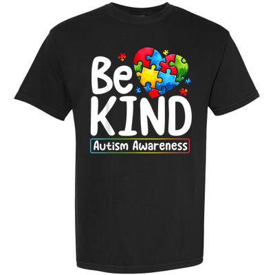 Autism Be Kind Be Kind Autism Awareness Garment-Dyed Heavyweight T-Shirt