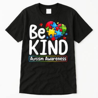 Autism Be Kind Be Kind Autism Awareness Tall T-Shirt