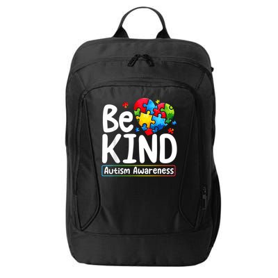 Autism Be Kind Be Kind Autism Awareness City Backpack