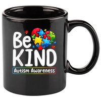 Autism Be Kind Be Kind Autism Awareness 11oz C Handle Ceramic Mug