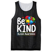 Autism Be Kind Be Kind Autism Awareness Mesh Reversible Basketball Jersey Tank