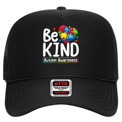 Autism Be Kind Be Kind Autism Awareness Trucker Hat