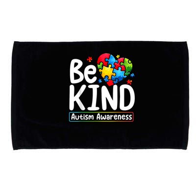 Autism Be Kind Be Kind Autism Awareness Microfiber Hand Towel