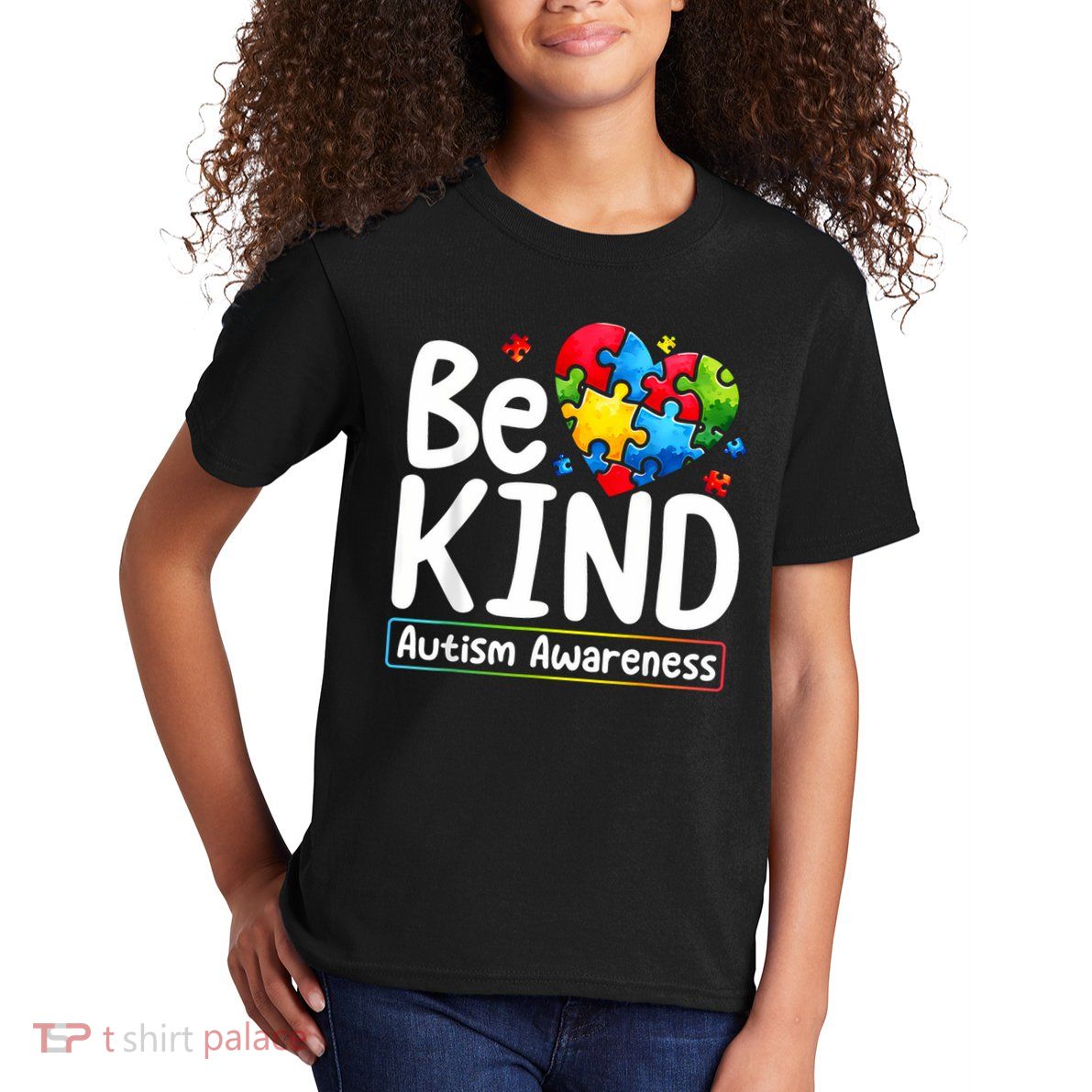 Autism Be Kind Be Kind Autism Awareness Kids T-Shirt