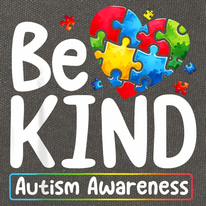 Autism Be Kind Be Kind Autism Awareness Cotton Canvas Backpack