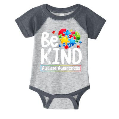 Autism Be Kind Be Kind Autism Awareness Infant Baby Jersey Bodysuit