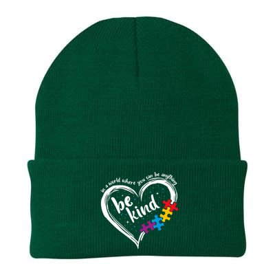 Autism Be Kind Blue Be Kind Autism Awareness Knit Cap Winter Beanie