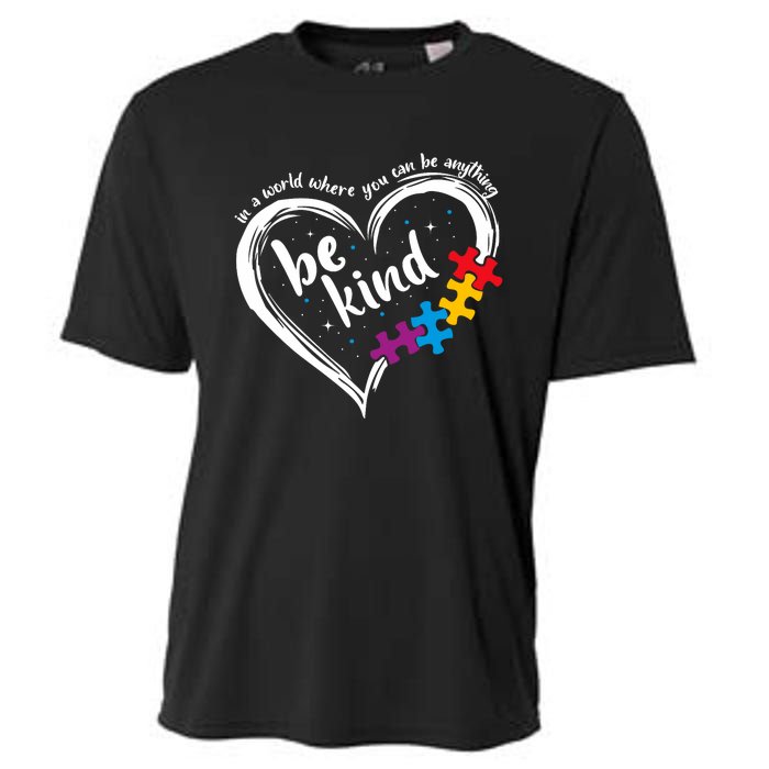 Autism Be Kind Blue Be Kind Autism Awareness Cooling Performance Crew T-Shirt