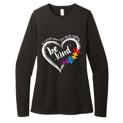 Autism Be Kind Blue Be Kind Autism Awareness Womens CVC Long Sleeve Shirt