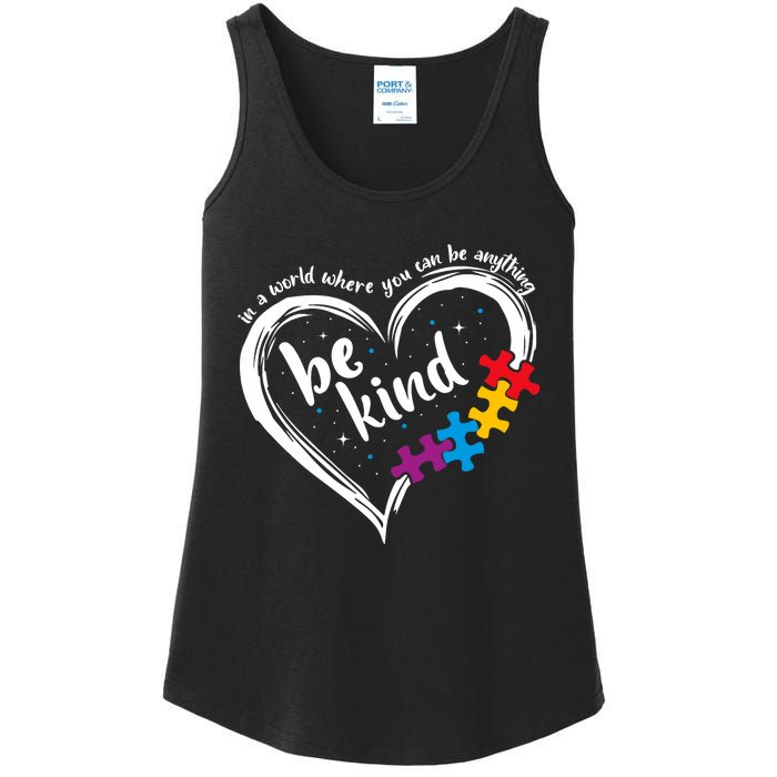 Autism Be Kind Blue Be Kind Autism Awareness Ladies Essential Tank