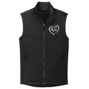 Autism Be Kind Blue Be Kind Autism Awareness Collective Smooth Fleece Vest