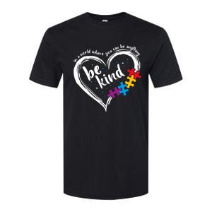 Autism Be Kind Blue Be Kind Autism Awareness Softstyle CVC T-Shirt