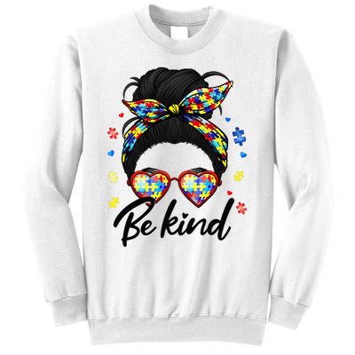 Autism Be Kind Autism Awareness For Autism Mom Sweatshirt