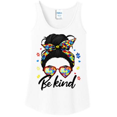 Autism Be Kind Autism Awareness For Autism Mom Ladies Essential Tank