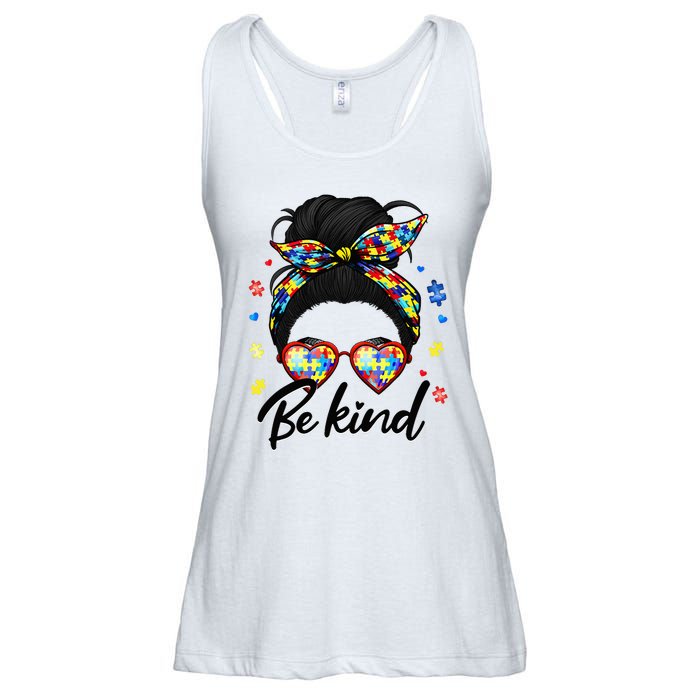 Autism Be Kind Autism Awareness For Autism Mom Ladies Essential Flowy Tank